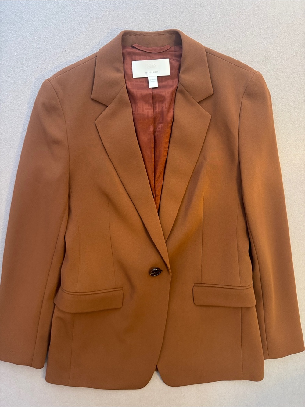 BOSS Hugo Boss Jocalua8 Copper Tailored Blazer Women’s Size 4